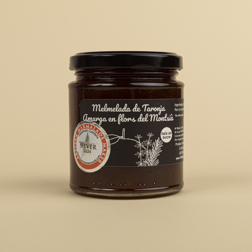 Melmelada de Taronja Amarga en flors del Montsià baixa en sucre
