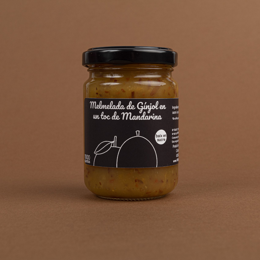 Melmelada de Gínjol en un toc de Mandarina